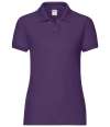 SS92M 63212 Lady Fit 65/35 Polo Purple colour image